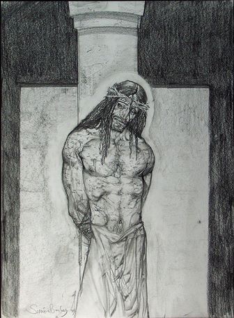 A bound Jesus