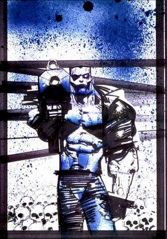 The Terminator points his gun