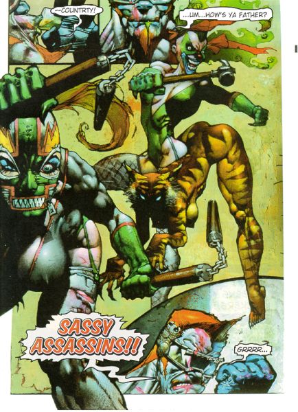 Simon Coldwater vs the Sassy Assassins