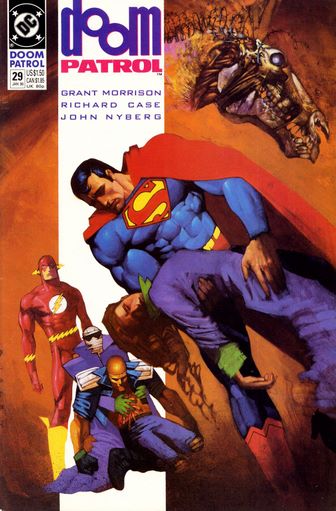 Cover to Doom Patrol #29 by Simon Bisley
