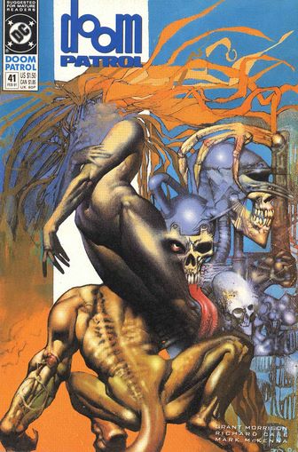 Cover to Doom Patrol #41 by Simon Bisley