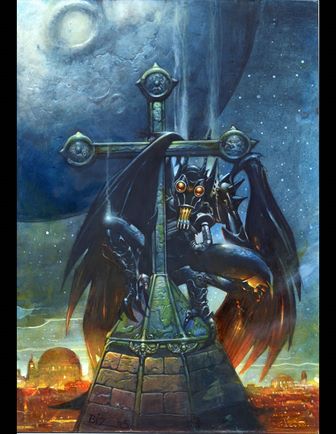 Cover to Springheeled Jack #3 by Simon Bisley